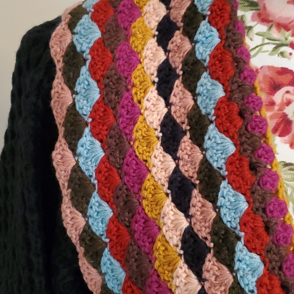 🎉Last 2🎉Multi Colored Boho Cardigan Sweater - Picture 5 of 9